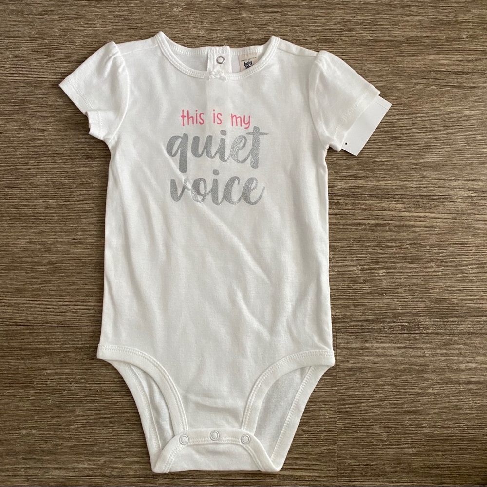 Baby B’gosh Printed White Bodysuit